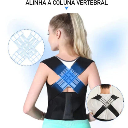 CORRECTOR DE POSTURA FLEX - 🎁 GRATIS MINI MASAJEADOR EMS - ENVÍO GRATUITO